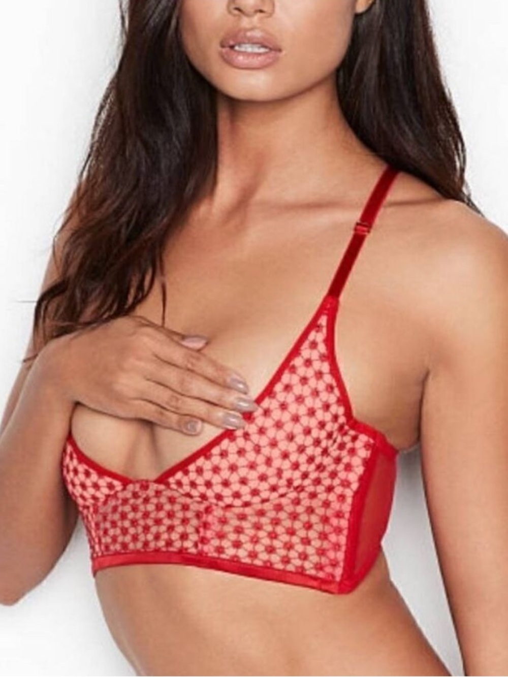 Victoria’s Secret Starburst Quarter Cup Balconette Bra 36C